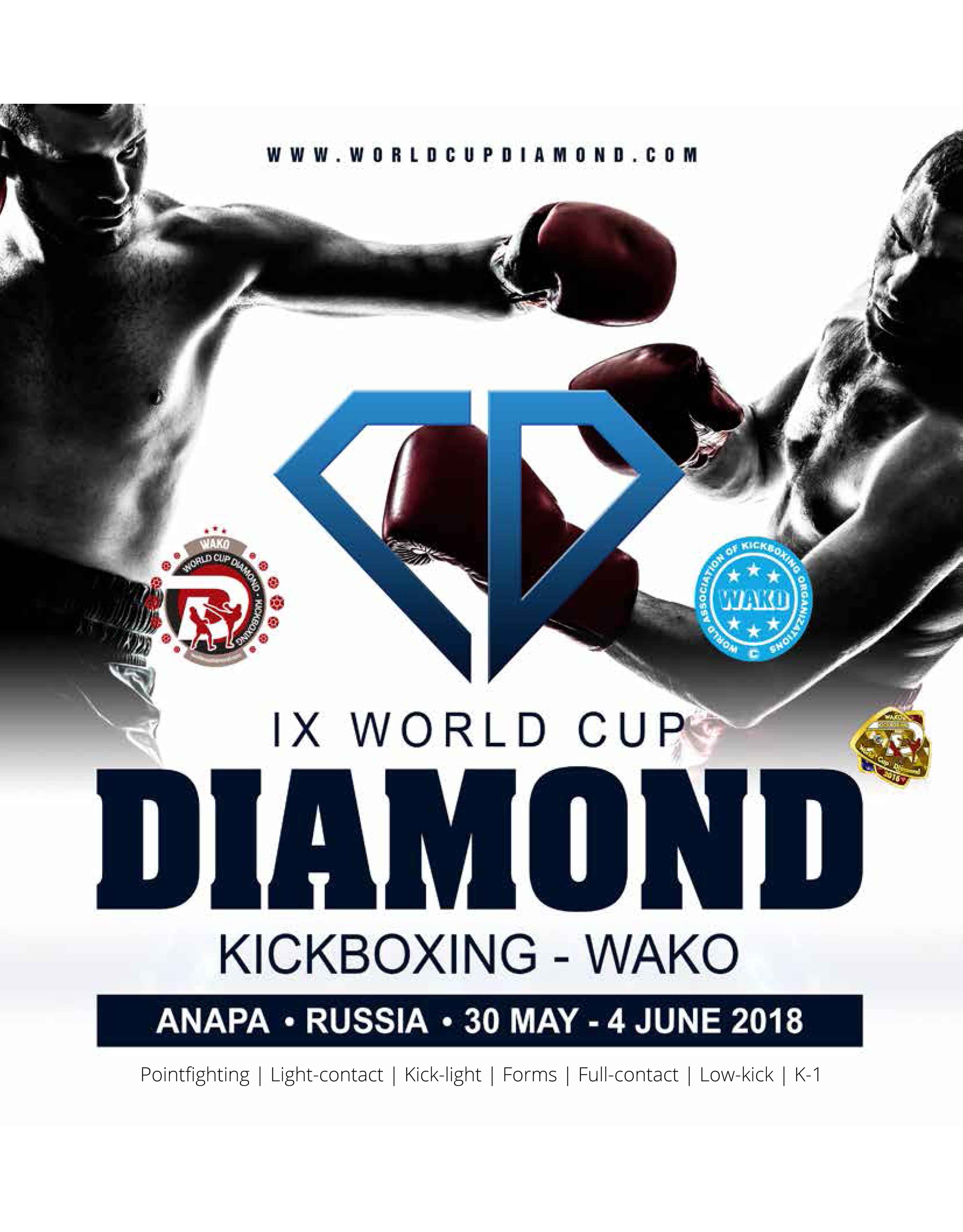 Кубок мира по кикбоксингу Диамонт 2018